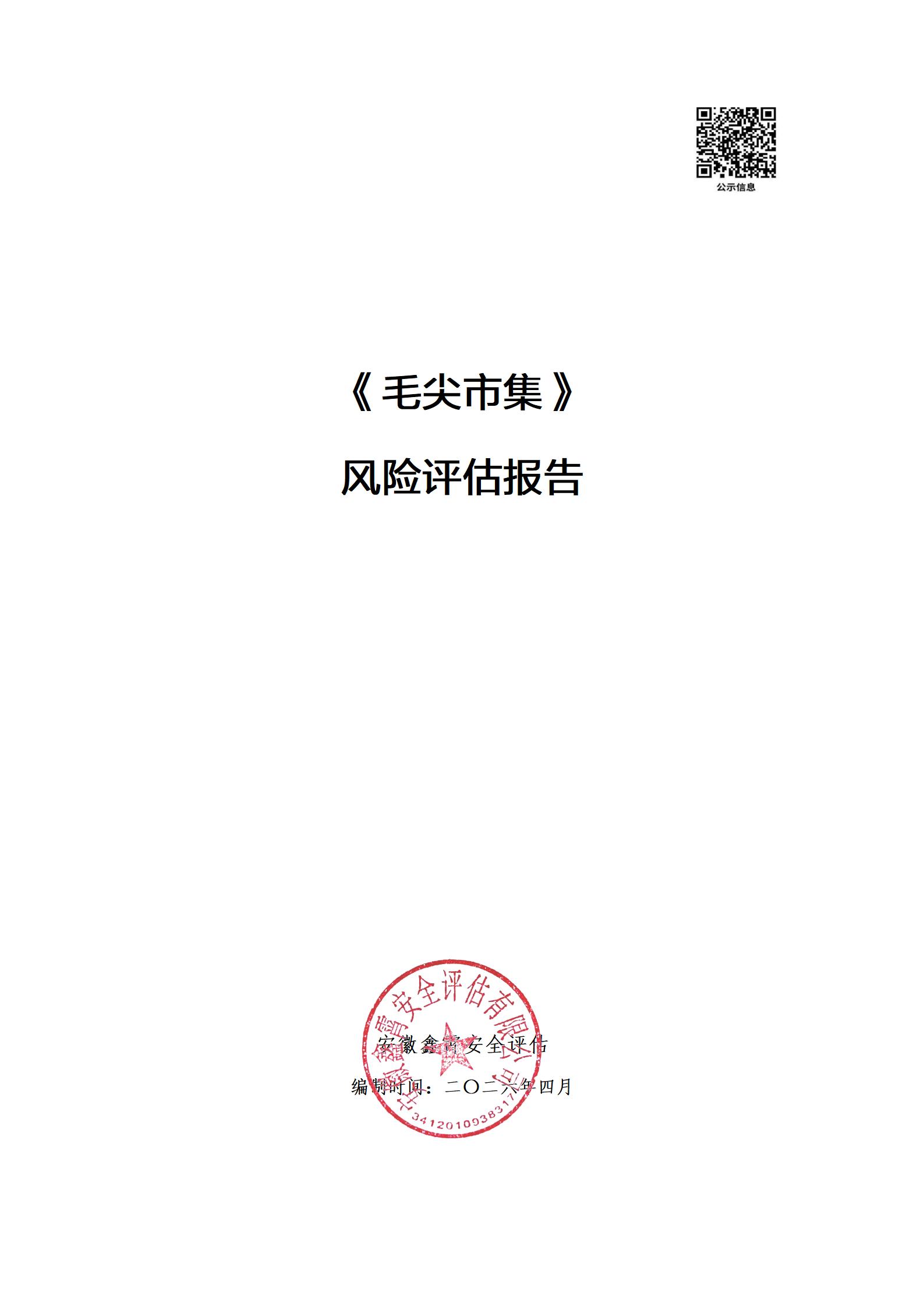 《毛尖市集》 大型群众性活动安全风险评估公示及意见征求